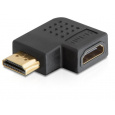 Delock adaptér HDMI samec > HDMI samice 90° vpravo