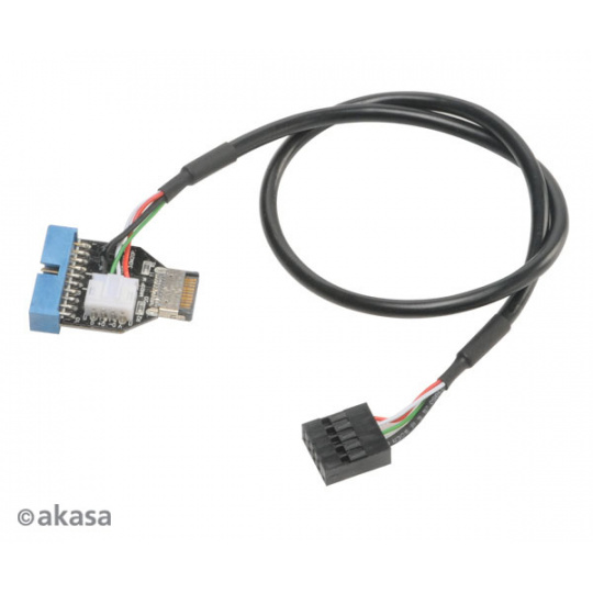 AKASA - USB 3.1 gen 2 int. na USB 3.1 Gen1 19-pin