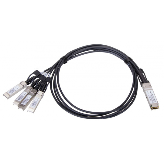 MaxLink 40G DAC kabel, QSFP+ na 4xSFP+, 1m