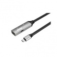 PremiumCord USB-C repeater a prodlužovací kabel Male-Female, 5Gbps Aluminium 15m