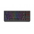 GENESIS herní klávesnice THOR 230/TKL/RGB/Outemu Red/Bezdrátová USB + Bluetooth/US layout/Černá