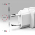 AXAGON ACU-PD20W, nabíječka do sítě 20W, 1x port USB-C, PD3.0/PPS/QC4+/AFC/Apple, bílá