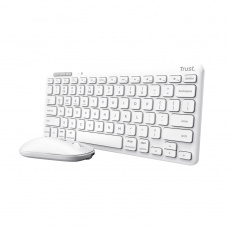 TRUST LYRA WL KEYBOARD & MOUSE US (myš+kláv) bilá