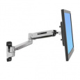 ERGOTRON LX Sit-Stand Wall Mount LCD Arm, Polished - flexibilní nástěnný držák pro minitory max. 43"