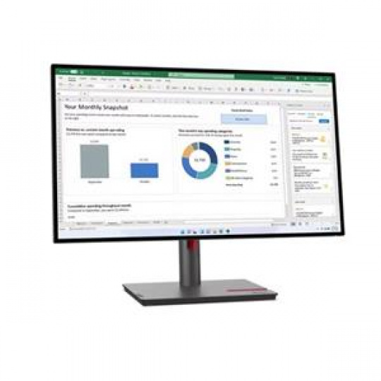 Lenovo LCD P27h-30 27'' IPS/2560x1440/6ms/HDMI/DP/USB-C/4xUSB-C/Výškově nastavitelný/Pivot/Vesa/black