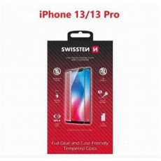 SWISSTEN OCHRANNÉ SKLO CASE FRIENDLY APPLE IPHONE 13/13 Pro ČERNÉ