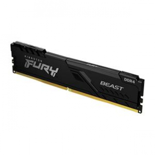 KINGSTON 16GB 2666MHz DDR4 CL16 DIMM 1Gx8 FURY Beast Black