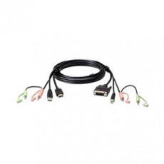 ATEN 1.8M USB HDMI to DVI-D KVM Cable with Audio