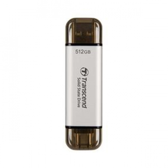 Transcend ESD310S 512GB, External SSD, USB 10Gbps, Type C/A