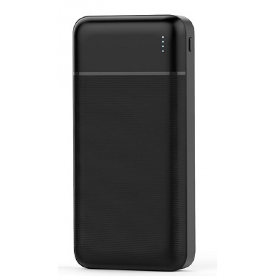 PLATINET POWER BANK 20000mAh Polymer ABS Texture Black