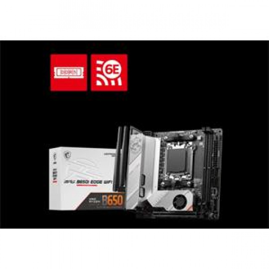 MSI MPG B650I EDGE WIFI, AM5, AMD B650, 2xDDR5, Mini-ITX