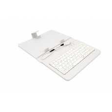 AIREN AiTab Leather Case 1 with USB Keyboard 7" WHITE (CZ/SK/DE/UK/US.. layout)