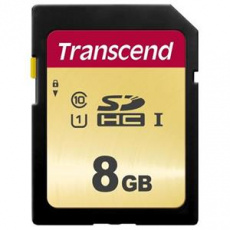 Transcend 8GB SDHC 500S (Class 10) UHS-I U1 (Ultimate) MLC paměťová karta