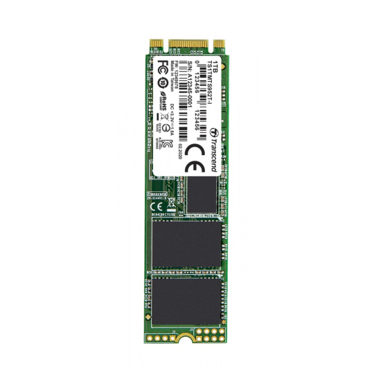 TRANSCEND MTS952T-I 1TB Industrial 3K P/E SSD disk M.2, 2280 SATA III 6Gb/s (3D TLC), 560MB/s R, 520MB/s W