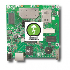 RouterBoard Mikrotik RB912UAG-5HPnD 600 MHz, 1x miniPCIe, 2x MMCX, 1x LAN, 1x USB, 1x SIM vč. L4