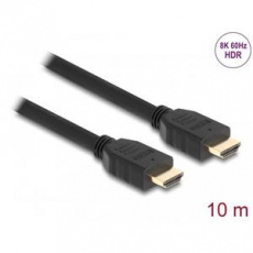 Delock High Speed HDMI kabel, 48 Gbps, 8K 60 Hz, černý, 10 m