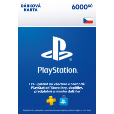 ESD CZ - PlayStation Store el. peněženka - 6000 Kč