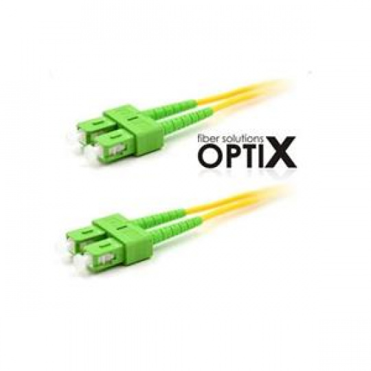 OPTIX SC/APC-SC/APC optický patch cord 09/125 1m