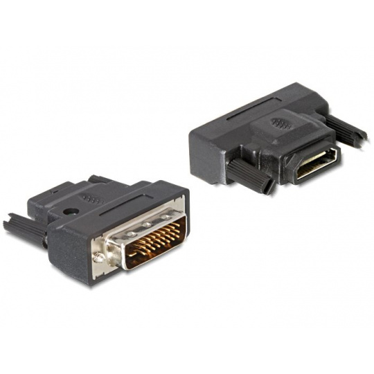 Delock adaptér DVI 24+1 samec > HDMI samice s LED