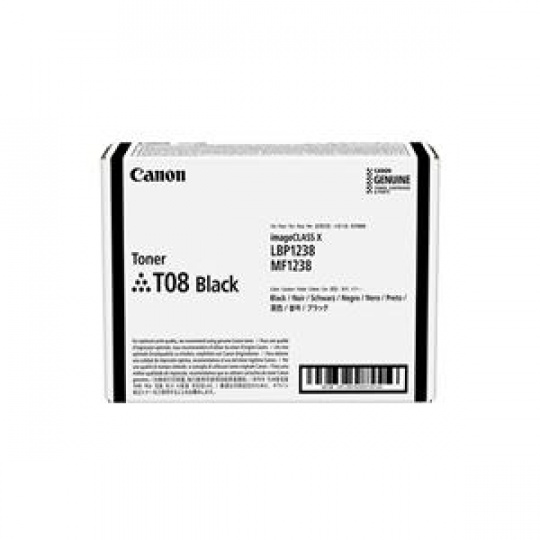 Canon cartridge T08/Black/pro i-SENSYS X C1238/11000str.