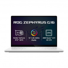 ASUS ROG Zephyrus G16/GA605WI/AI9-HX370/16"/2560x1600/32GB/2TB SSD/RTX 4070/W11H/White/2R