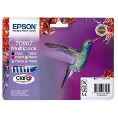 EPSON CLARIA  6 Ink Multipack R265/360, RX560 (T0807)