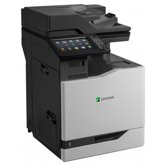 Lexmark CX825de color laser MFP, 52/52ppm, síť, duplex, dotykový LCD, DADF, fax, HDD