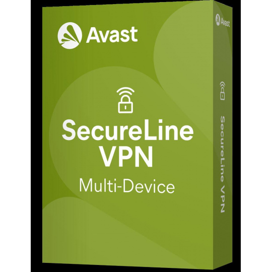 Avast SecureLine VPN (Multi-Device, až 10 zařízení), 2 roky