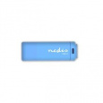 Nedis FDRIU232BU - Flash disk USB 2.0 | 32 GB | Čtení 12 MB/s / zápis 3 MB/s | Modrá