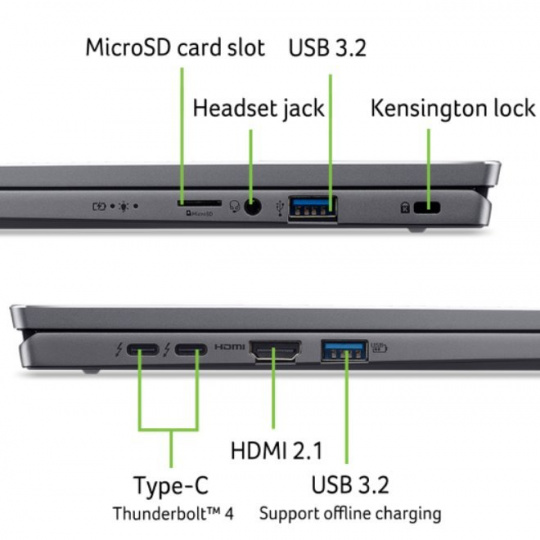 Acer Swift Go 16 (SFG16-72-75HZ) Ultra 7/16GB/1TB SSD/16" WQXGA+OLED/Win11 Home/šedá