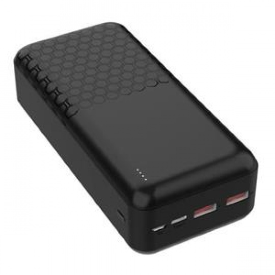 PLATINET POWER BANK 30000mAh  PD22,5W QC BLACK