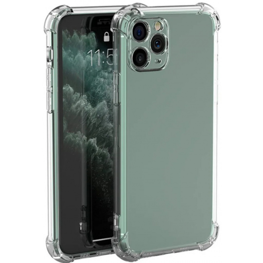 Cu-Be Antishock TPU pouzdro iPhone 16 Pro Transparent