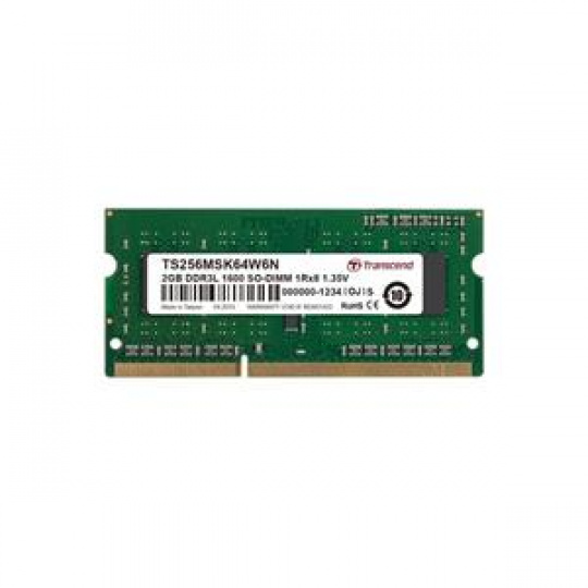 Transcend TS256MSK64W6N 2GB DDR3L 1600 SO-DIMM 1Rx8