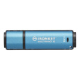 Kingston IronKey Vault Privacy 50/32GB/USB 3.2/USB-A/Modrá