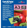 Brother papír BP71GA3, 20 listů, A3 Premium Glossy, 260g