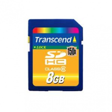 Transcend 8GB SDHC (Class 4)  paměťová karta