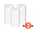 Tenda Nova MX21 Pro (3-pack) WiFi6E AXE5700 Mesh Gigabit system, 9x GLAN/GWAN, WPA3, VPN, CZ app