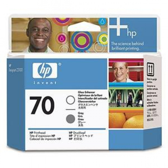 HP Printhead 70/Gloss enhancer and Grey