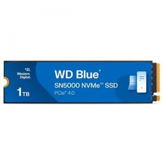 WD BLUE SSD NVMe 1TB WDS100T4B0E PCIe SN5000, Gen4, (R:5150, W:4900MB/s)