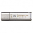 Kingston IronKey Locker+ 50/64GB/USB 3.1/USB-A/Stříbrná