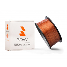 3DW - PLA filament 1,75mm měděná, 0,5 kg, tisk 190-210°C