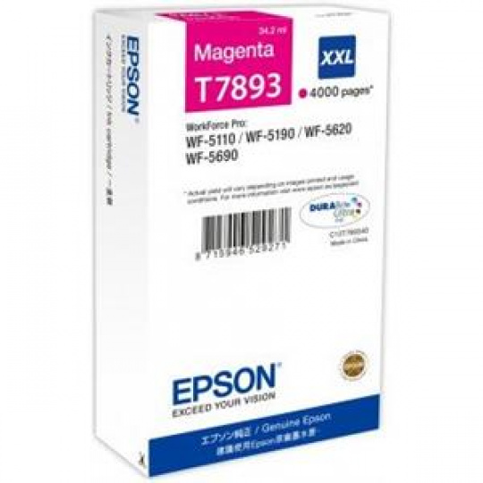 EPSON cartridge T7893 magenta (WorkForce5)