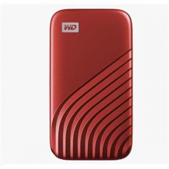 SanDisk WD My Passport SSD externí 2TB , USB-C 3.2 ,1050/10000MB/s R/W PC & Mac ,Red