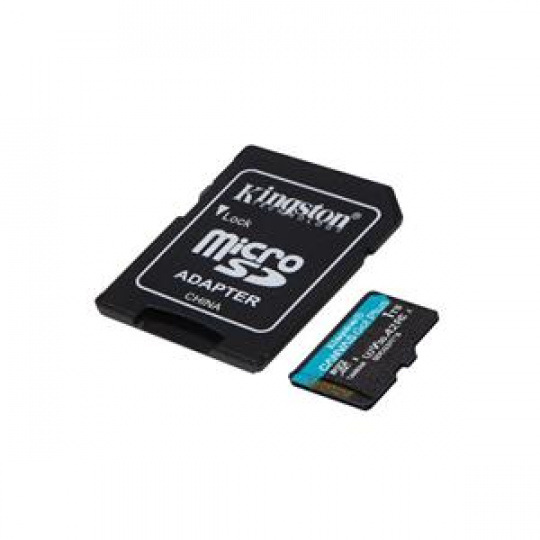 KINGSTON 1TB microSDXC Canvas Go Plus 170R A2 U3 V30 Card + ADP