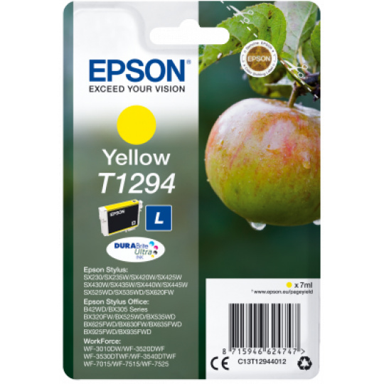 Epson Singlepack Yellow T1294 DURABrite Ultra Ink