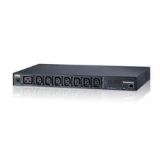 Aten PE7208 20A/16A 8 výstupů 1U s měřením zásuvek eco PDU Vstup C20 Výstup 7x C13 1x C19