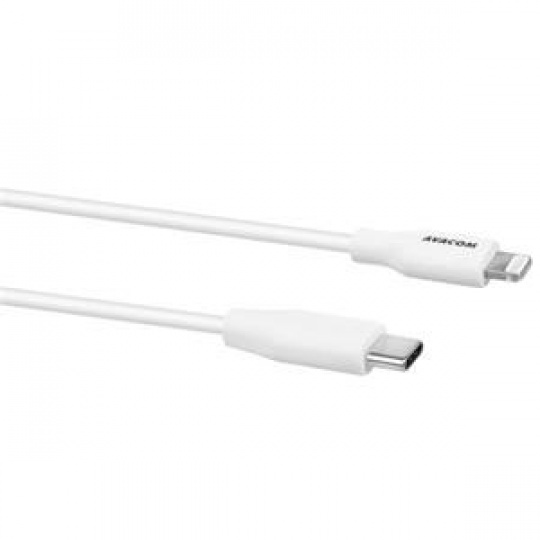 AVACOM MFIC-120W kabel USB-C - Lightning, MFi certifikace, 120cm, bílá