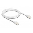 Delock Síťový kabel RJ45 Cat.6A, ze zástrčky na zástrčku, s robustní západkou, pro průmyslové použití, U/UTP Slim, 3 m,