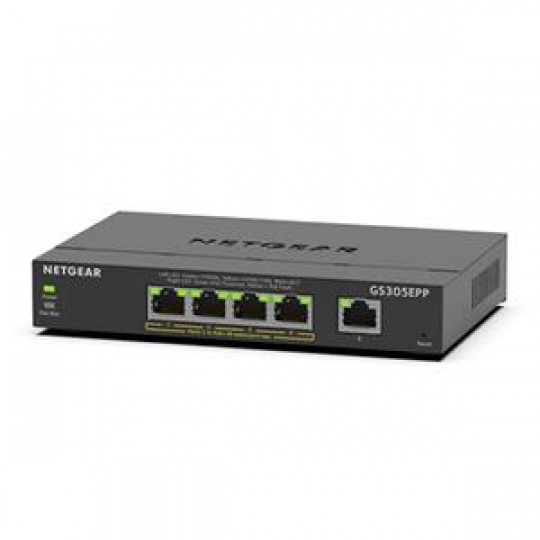 Netgear 5PT Gbit High Power PoE+ Switch