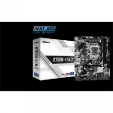 ASROCK B760M-H/M.2 (intel 1700 12+13gen, 2xDDR5 7200MHz, 4xSATA3, 2x M.2, HDMI+DPort, 1xGLAN, mATX)